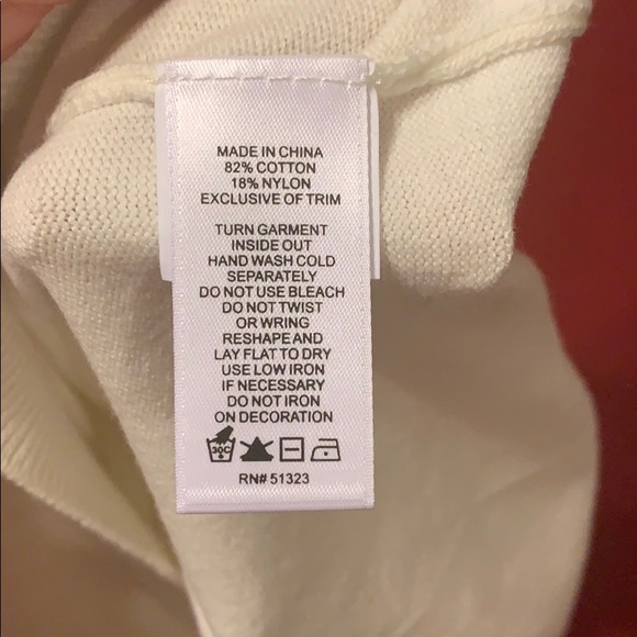 CeCe of Nordstrom Women’s Off White Sweater size XL - Picture 6 of 6